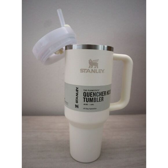 Stanley 40oz Cream The Flowstate Quencher H2.0 Stainless Steel Tumbler - Picture 9 of 11